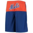 thumbnail image 4 of Youth Francisco Lindor Royal New York Mets Pandemonium Name & Number Shorts, 4 of 4