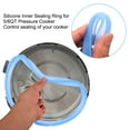 thumbnail image 3 of Unique Bargains Pressure Cooker Sealing Ring Silicone Gasket Float Valve Floater Kit for 5/6QT Pressure Pot, 1Set White, 3 of 5