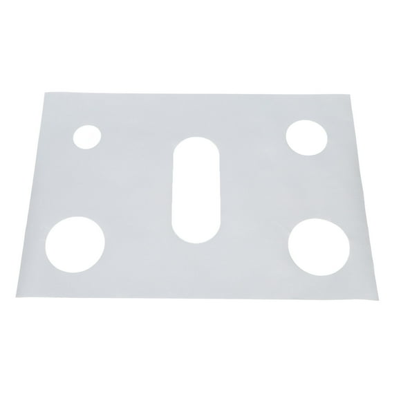 Stove Top Cover Protector PTFE Reusable Washable Heat Resistant Gas Stove Liner Guard for Gas Range Silver