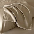 thumbnail image 7 of PURE ERA Long Staple Cotton Duvet Cover 3pc Set 800 Thread Count Luxury Smooth Sateen Silky Soft Luster Desert Beige Full Size, 7 of 7