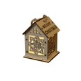 thumbnail image 2 of Agiferg Christmas Luminous Cabin Window Display Christmas Tree Door Wooden Decoration, 2 of 2