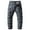 Gray, variant on Men's Pants Big And Tall Jeans Fashion Casual Comfy Solid Pocket Bandage Drawstring Regular Pants