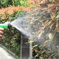 thumbnail image 3 of Kit de Tuyau de Jardin Portable de 15M, Tuyau d'Arrosage Extensible avec 7 Buses de Pulvérisation, Support de Dévidoir, 3 of 5