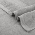 thumbnail image 4 of REGALWOVEN Bathroom Solid Hand Towel Set Cotton Face Towels Soft Absorbent for Spa, Bath, Gym, Kitchen Light Grey 4-Piece, 4 of 5