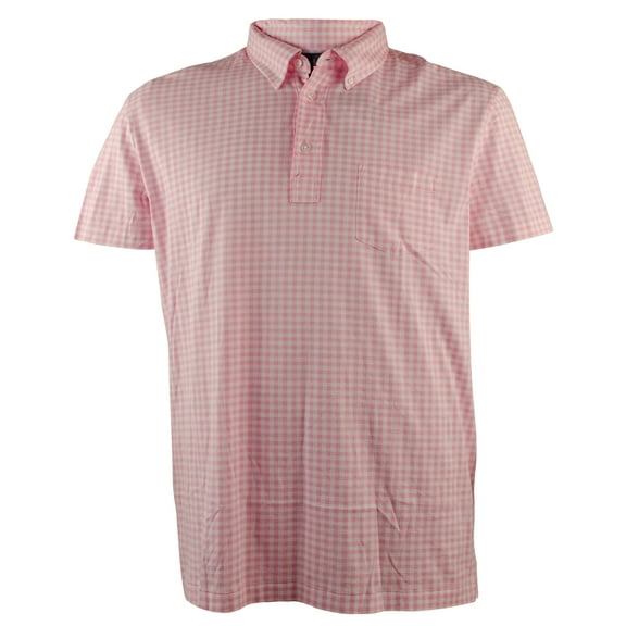 Men's Short-Sleeved Checked Shirt-CP-XXL