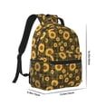 thumbnail image 2 of Honeii Vintage Plaid Sunflower Print Backpack for School,15.6 inch Laptop Back Pack for High School and College Students, Waterproof Computer Bookbag-One Size, 2 of 6
