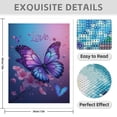 thumbnail image 3 of Diamond Art Kit for Adults, Vibrant Butterfly Blossoms Sky Diamond Painting for Adults Beginners, DIY Diamond Art Painting Kits, 5D Diamond Painting Crafts for Home Decor 12x16 Frameless, 3 of 7