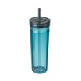 thumbnail image 5 of BUILT Torrent 24 oz Double-Wall Acrylic Tumbler Water Bottle with Straw, Teal, 5 of 11