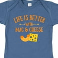 thumbnail image 4 of Inktastic Life's Better Mac & Cheese Boys or Girls Baby Bodysuit, 4 of 5