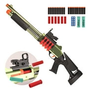 BIU BLASTER Foam Dart Blasters 30-inch Shell Ejecting Design for Indoor and Outdoor Play, 14+ Years