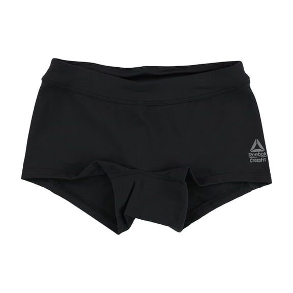 Reebok Womens Chase Shortie Athletic Workout Shorts, Black, X-Small