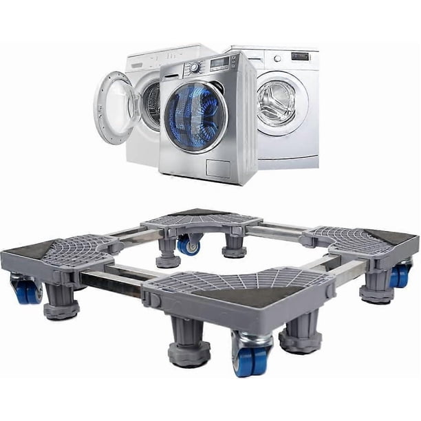 Adjustable Washing Machine Base 45cm-68cm Support Load 300kg Noise Reduction Effect With for Fridge/Washing Machine/Tumble Dryer