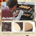 thumbnail image 3 of 25 Sets 12oz Corrugated Panettone Paper Mold Sets Disposable Easter Paper Bread Molds Baking Cake Pan with Clear Plastic Bags and Ties for Bread Cake Bakery(Brown), 3 of 6