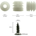thumbnail image 3 of Woeilo Inserts de Charnière en Plastique avec Vis Lot de 100, 3 of 5