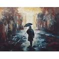 thumbnail image 2 of van den Bogerd, Escha 18x15 Black Ornate Wood Framed with Double Matting Museum Art Print Titled - Solitude, 2 of 4