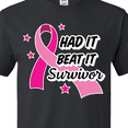 thumbnail image 4 of Inktastic Breast Cancer Awareness Had it Beat it Survivor T-Shirt, 4 of 5