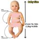 thumbnail image 2 of Muñeca Reborn GiggleBabble de silicona completa de 43 cm con ojos abiertos, 2 of 9