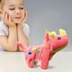 thumbnail image 4 of Juguete Eléctrico de dinosaurio de Peluche Rosa 18x15x6cm Perfecl, 4 of 7