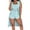 short sets 58#Blue, variant on WAYUTE Shorts Sets Women 3 Piece Outfits Trendy Casual Stretchy Solid Color Ladies Ribbed Comfortable Sleeveless Coat Vest and Shorts Suits