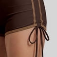 thumbnail image 4 of Athletic Running Shorts for Women Summer Elastic High Waist Slim Fit Ruched Side Workout Gym Yoga Compression Shorts, 4 of 4