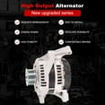 thumbnail image 2 of TOPAZ 421000-0470 New Alternator 12V 160A Replacement for Jeep Liberty 2007-2012 Dodge Nitro 2007-2011 Aspen With Overdrive Pulley, 2 of 7