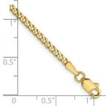 thumbnail image 4 of Leslie 14k Yellow Gold 2.2mm Beveled Curb Chain, 4 of 5