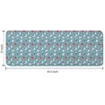thumbnail image 7 of Light Blue Christmas Snowman Pattern Kitchen Rug Mat,Kitchen Runner Rugs Non Skid Washable,Decorative Kitchen Floor Mats for Kitchen,Sink,Laundry,17"x47.2", 7 of 7