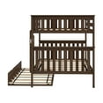 thumbnail image 5 of Full Over Full Bunk Bed With Trundle Bed, Walnut, 5 of 13