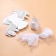thumbnail image 2 of 50pcs Cartoon Girl Wedding Favor Boxes Hollow Out Craft Paper Box for Gifts Candy Sweets (White), 2 of 2
