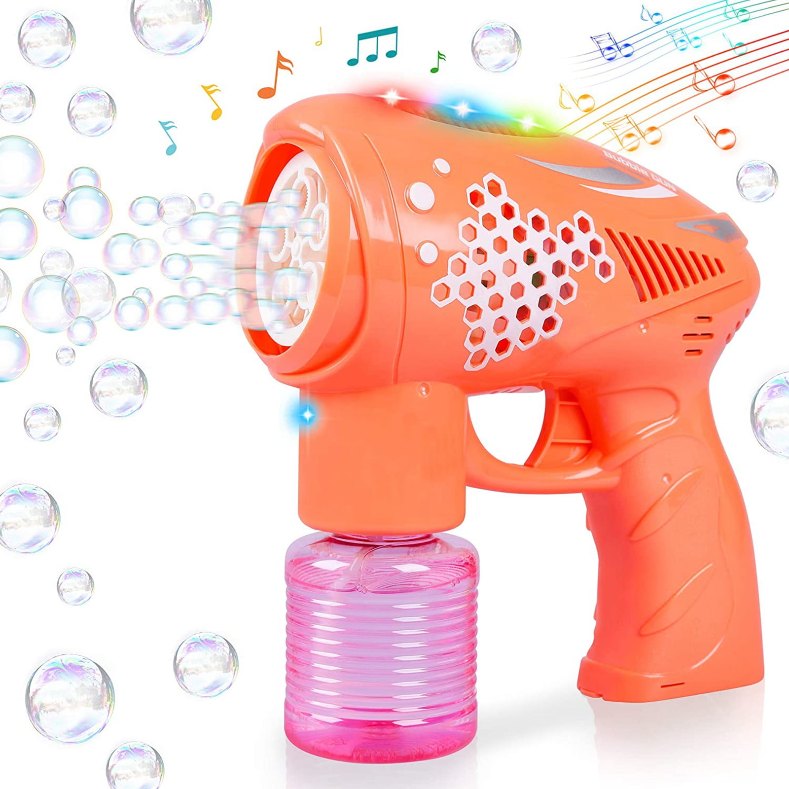 Wangsaura Fivehole Bubble Gun Toy with Soft Lighting, Cool Music Game Walmart Canada