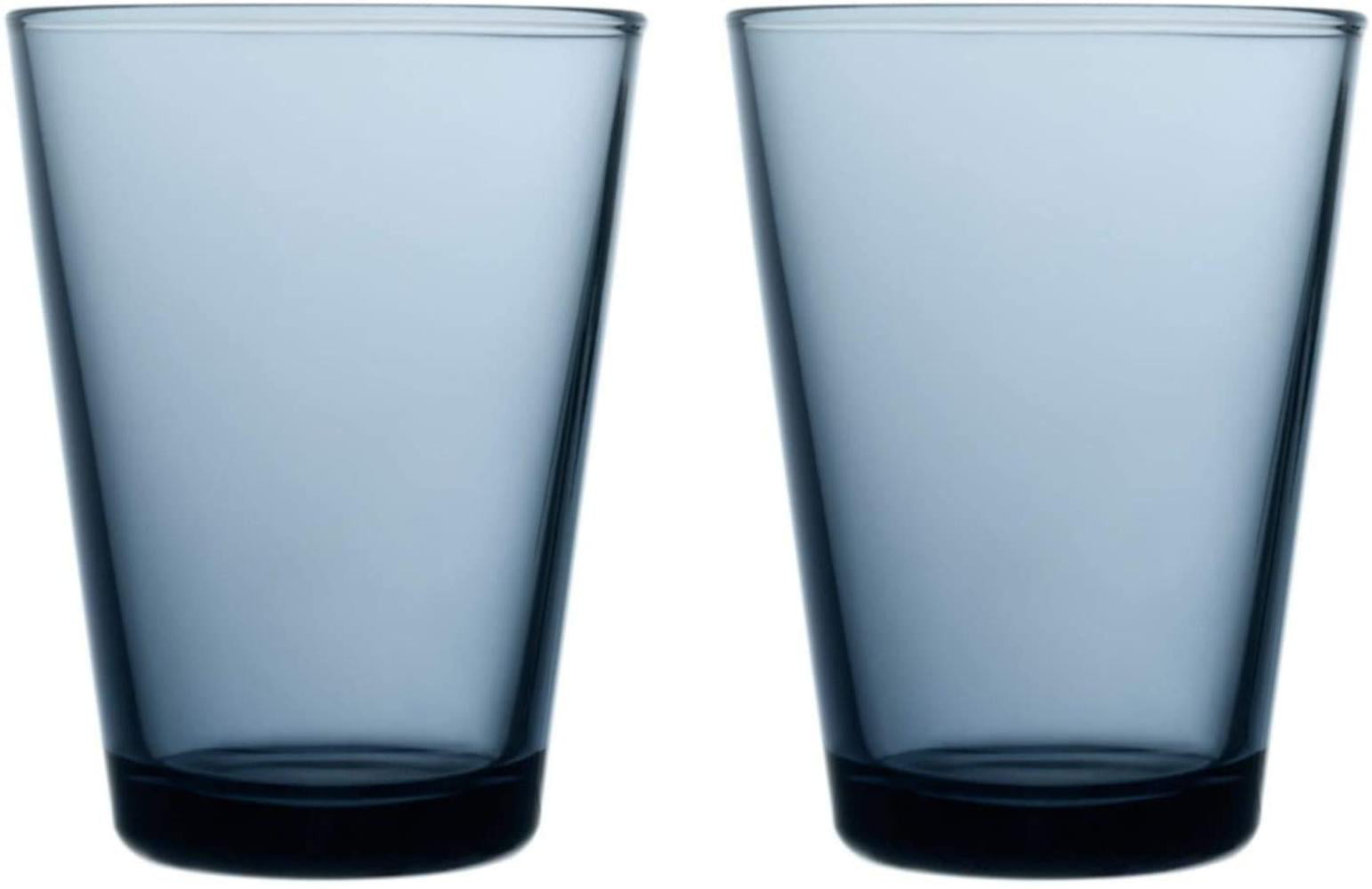 Kosta Boda Bruk 11.56 Ounce Tumbler Pair Large Glass 