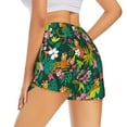 thumbnail image 2 of Uemuo Cute Tribal Leopards Pattern Women's Athletic Shorts High Waisted Running Shorts with Liner Pockets Gym Elastic Workout Shorts-X-Large, 2 of 9