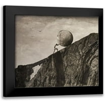 Hummel, Jeffrey 17x15 Black Modern Framed Museum Art Print Titled - Sisyphus