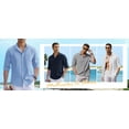 thumbnail image 5 of Thrilos Men Dress Shirts Long Sleeve Button Up Shirt Casual Regular Fit Shirts with Pocket, 5 of 6