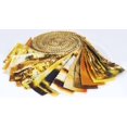 thumbnail image 3 of Soimoi 40Pcs Tie Dye Print Precut Fabrics Strips Roll Up 1.5x42inches Cotton Jelly Rolls For Quilting - Yellow, 3 of 9