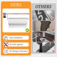 thumbnail image 3 of 2Pcs Cabinet Paper Towel Holder with Adjustable Clip Removable Paper Towel Roll Rack Stainless Steel Cabinet Paper Towel Dispenser No Install Required Paper Roll Holder Durable for Home Kitchens, 3 of 7