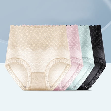 

LEEy-world Cotton Underwear for Women Womens Underwear Cotton Underwear No Muffin Top Full Briefs Soft Breathable Ladies Panties For Women D XL
