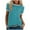 Blue, variant on Fesfesfes Oversized Tshirt Women's Fashion Solid T-shirt Short Sleeves Blouse Round Neck Casual Tops Spring Tops 12(XXL)