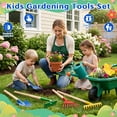 thumbnail image 3 of JoyStone Kids Gardening Tool Set with Wheelbarrow and Watering Can, 16-Piece Set with Wooden-Handle Tools, Ages 3-6, 3 of 10