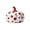 Red, variant on Polka Dot Art Pumpkin Ornament Round Decorative Figurine for Living Room Coffee Table Mantle Modern Abstract Style Home Decoration Sculpture Artistic Aesthetic Display