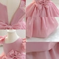thumbnail image 6 of Miluxas Flower Girl Dresses for Wedding Beads Vintage Pageant Dress Communion Gown with Bow Knot Pink 3 Years, 6 of 6