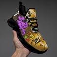 thumbnail image 3 of Autism Awareness Halloween Shoes Trail Running Shoe Non-Slip Breathable Comfortable Sneakers Black Size 11.5, 3 of 7