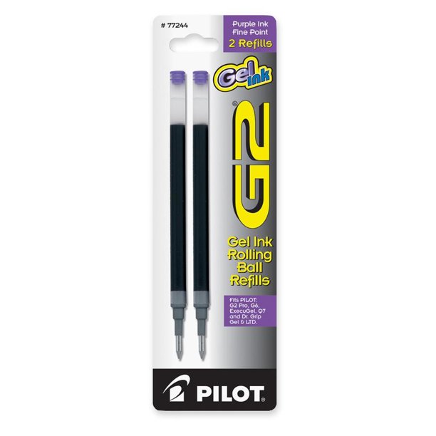 Pilot G2 Premium Gel Ink Pen Refills, 2 / Pack (Quantity)