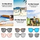 thumbnail image 2 of Gafas De Sol Retro Gafas De Sol De Moda Y Atractivas Gafas De Sol Polarizadas Al Aire Libre Para Mujeres Hombres Methold AP004877-05, 2 of 5
