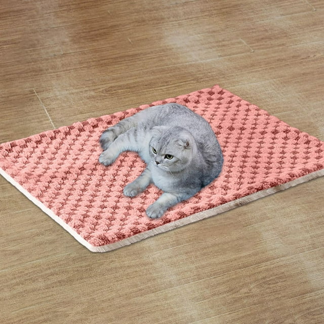 Tapis Couverture Réversible Doux pour Animaux, Chaud et Douillet, Coussin de Lit Confortable, Tapis de Sommeil pour Chiens et Chats, Durable, Lavable, Usage Intérieur Extérieur