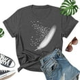 thumbnail image 4 of Puntoco Moda Mujer Impresión Casual O-cuello Camiseta divertida para Lady Girl top Puntoco Puntoco-6006, 4 of 9
