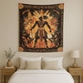 thumbnail image 2 of Ancestral Warrior Strength Wall Tapestry for Bedroom by DC | African American Tapestry Wall Hanging & Aesthetic Decor for Dorm, Living Room, Picnic & Home | 39"x52", 2 of 7