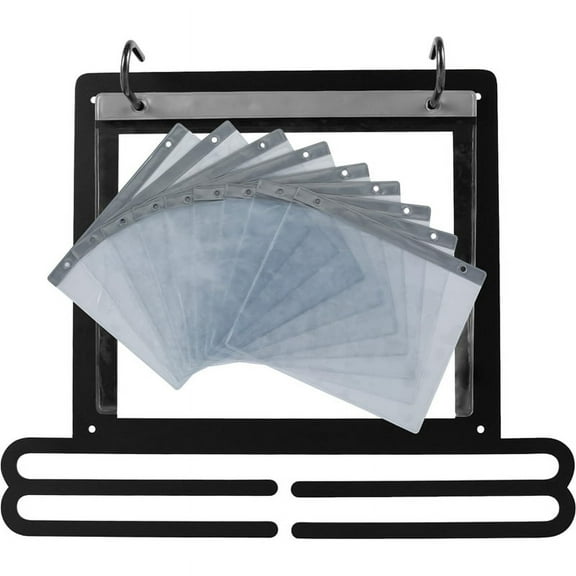 Medal Hanger Display, Mounted Medal Hanger with Number Bags and Hooks Race Medal Display Rack Practical Medal Holder,A