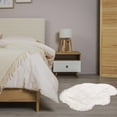 thumbnail image 2 of TIELUTT Imitation Wool Carpet Living Room Shag Carpet Oval Bedroom Machine Washable Floor Mat Throw Rugs for Living Room Popcorn Blanket Area Rug Living Room Decorative Blankets Big Soft Blanket, 2 of 4