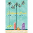 thumbnail image 4 of Hollywood Beach, California, Tall Palms Beach Scene (1000 Piece Puzzle, Size 19x27, Challenging Jigsaw Puzzle for Adults and Family, Made in USA), 4 of 4